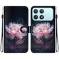Crystal Texture Colored Drawing Leather Phone Case, For Redmi Note 15 Pro 4G Global 163.2mm, For Redmi K90 / Xiaomi Poco F8 Pro 5G
