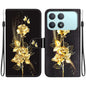 Crystal Texture Colored Drawing Leather Phone Case, For Redmi Note 15 Pro 4G Global 163.2mm, For Redmi K90 / Xiaomi Poco F8 Pro 5G