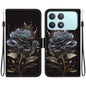 Crystal Texture Colored Drawing Leather Phone Case, For Redmi Note 15 Pro 4G Global 163.2mm, For Redmi K90 / Xiaomi Poco F8 Pro 5G