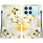 Crystal Texture Colored Drawing Leather Phone Case, For Redmi Note 15 Pro 4G Global 163.2mm, For Redmi K90 / Xiaomi Poco F8 Pro 5G