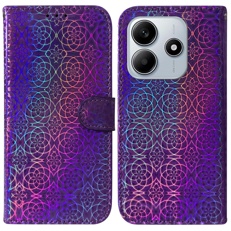 Colorful Magnetic Buckle Leather Phone Case