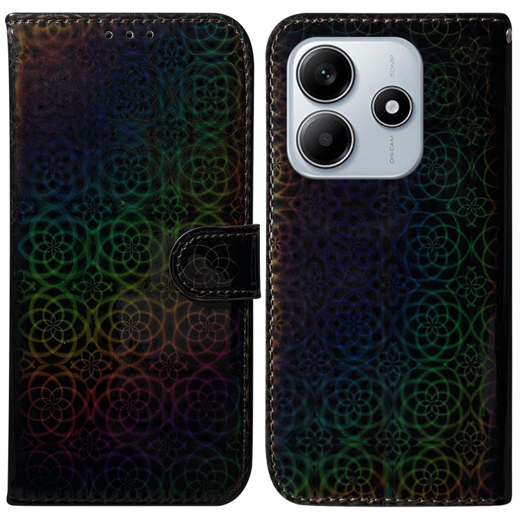 Colorful Magnetic Buckle Leather Phone Case