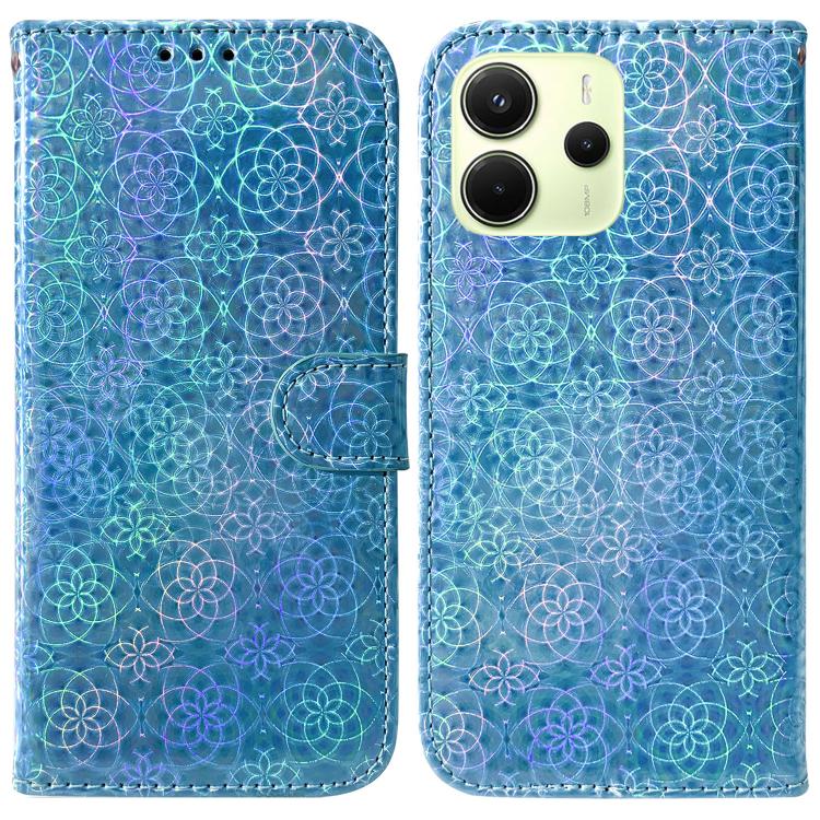 Colorful Magnetic Buckle Leather Phone Case