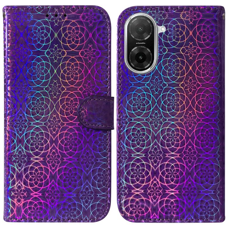 Colorful Magnetic Buckle Leather Phone Case