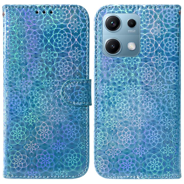 Colorful Magnetic Buckle Leather Phone Case