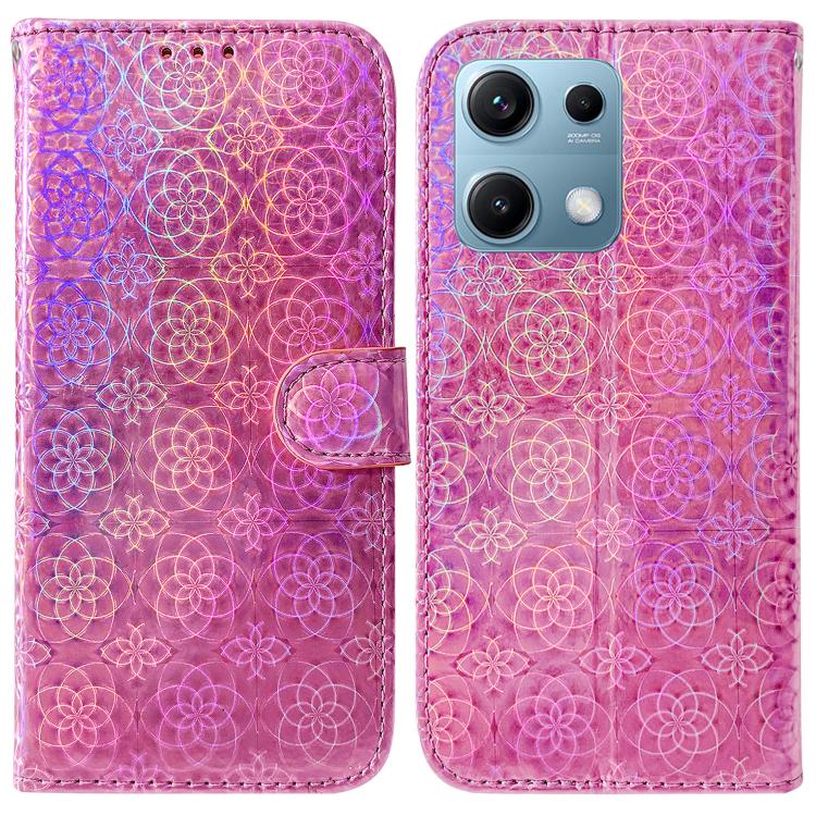 Colorful Magnetic Buckle Leather Phone Case