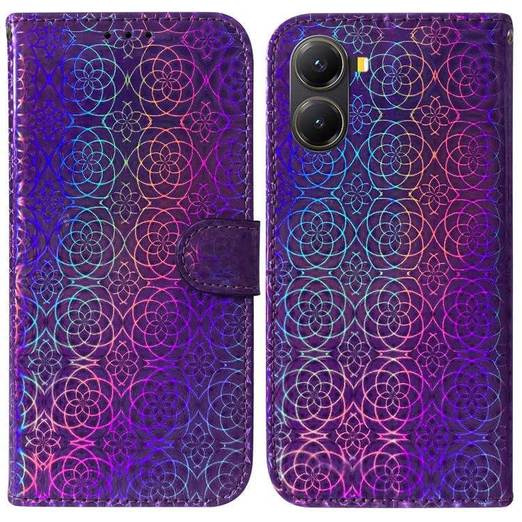 Colorful Magnetic Buckle Leather Phone Case