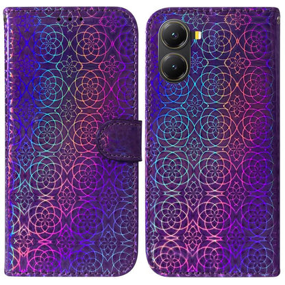 Colorful Magnetic Buckle Leather Phone Case