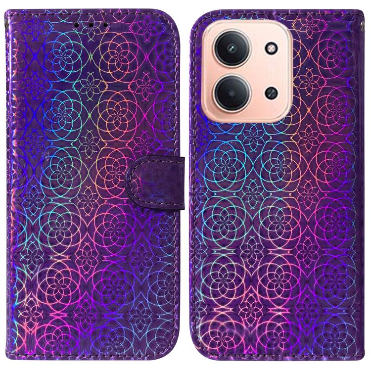 Colorful Magnetic Buckle Leather Phone Case