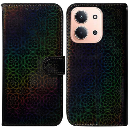 Colorful Magnetic Buckle Leather Phone Case