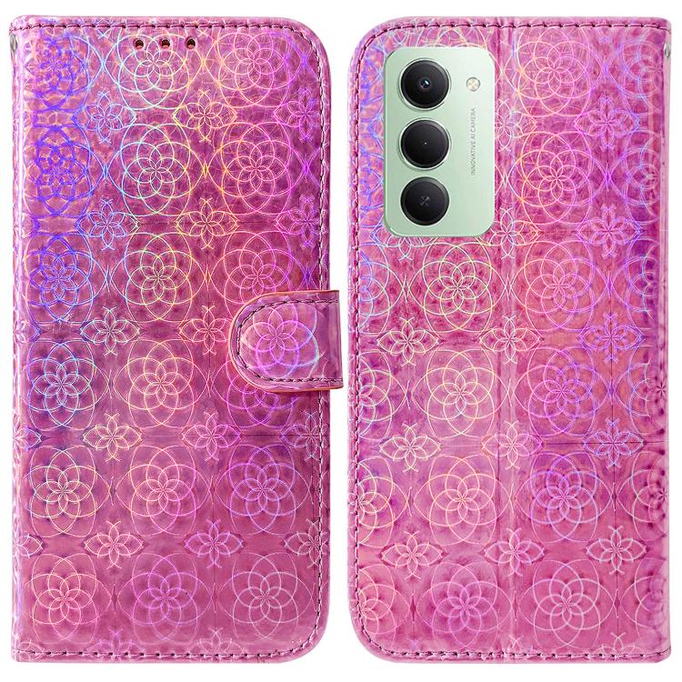 Colorful Magnetic Buckle Leather Phone Case