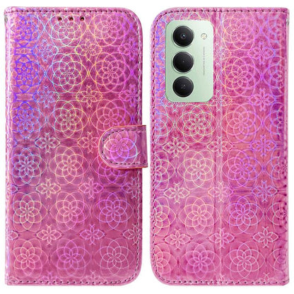 Colorful Magnetic Buckle Leather Phone Case