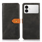 KHAZNEH Dual-color Cowhide Texture Flip Leather Phone Case, For Galaxy S27+ 5G, For Galaxy S26 FE 5G, For Samsung Galaxy S26+ 5G, For Samsung Galaxy S26 Edge 5G, For Samsung Galaxy S26 Ultra 5G, For Samsung Galaxy S26 5G