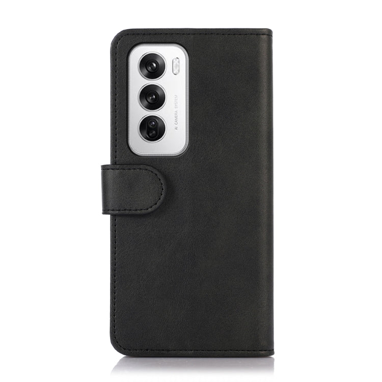 Cow Texture Flip Leather Phone Case, For OPPO Reno12 5G Global