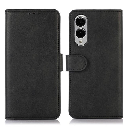 Cow Texture Flip Leather Phone Case, For Samsung Galaxy S25 Edge 5G, For Samsung Galaxy S24 FE 5G