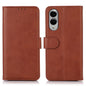 Cow Texture Flip Leather Phone Case, For Samsung Galaxy S25 Edge 5G, For Samsung Galaxy S24 FE 5G