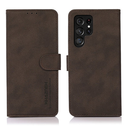 KHAZNEH Matte Texture Leather Phone Case, For Samsung Galaxy S26 Edge 5G, For Samsung Galaxy S26 Ultra 5G, For Samsung Galaxy S26 Pro 5G, For Samsung Galaxy S25 FE 5G, For Samsung Galaxy S25 Edge 5G, For Samsung Galaxy S25 Ultra 5G