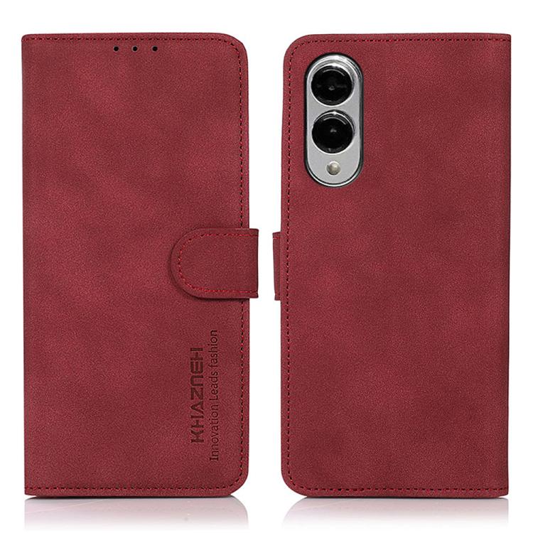 KHAZNEH Matte Texture Leather Phone Case, For Samsung Galaxy S25 Edge 5G, For Samsung Galaxy S25 Ultra 5G, For Samsung Galaxy S24 FE 5G