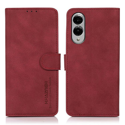 KHAZNEH Matte Texture Leather Phone Case, For Samsung Galaxy S25 Edge 5G, For Samsung Galaxy S25 Ultra 5G, For Samsung Galaxy S24 FE 5G