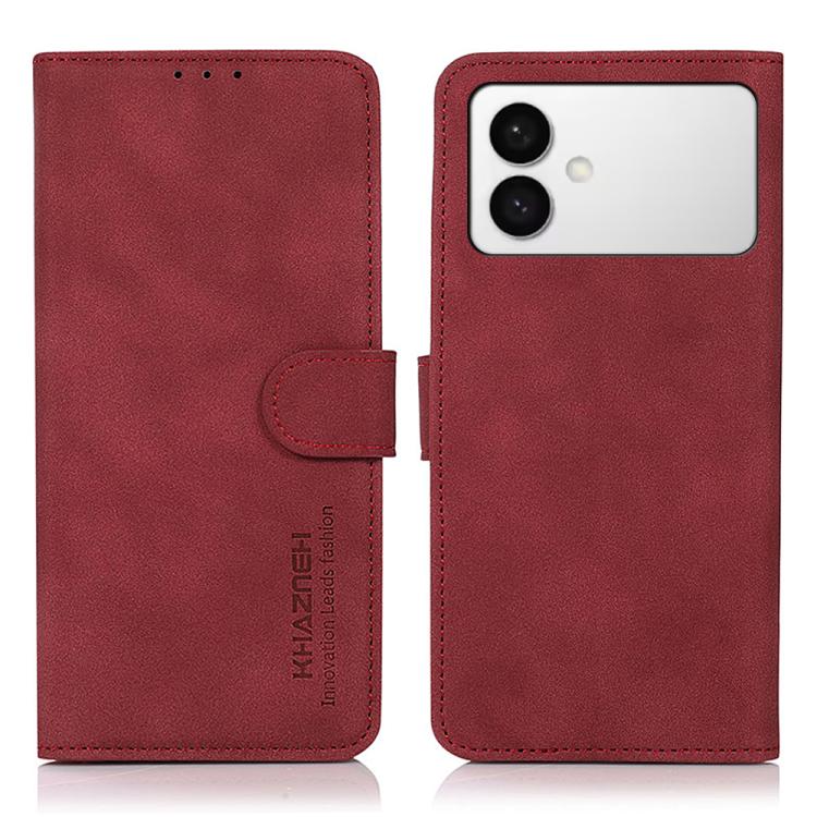 KHAZNEH Matte Texture Leather Phone Case, For Samsung Galaxy S26 Edge 5G, For Samsung Galaxy S26 Ultra 5G, For Samsung Galaxy S26 Pro 5G, For Samsung Galaxy S25 FE 5G, For Samsung Galaxy S25 Edge 5G, For Samsung Galaxy S25 Ultra 5G