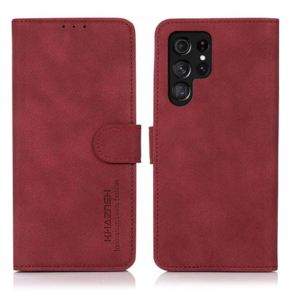 KHAZNEH Matte Texture Leather Phone Case, For Samsung Galaxy S26 Edge 5G, For Samsung Galaxy S26 Ultra 5G, For Samsung Galaxy S26 Pro 5G, For Samsung Galaxy S25 FE 5G, For Samsung Galaxy S25 Edge 5G, For Samsung Galaxy S25 Ultra 5G