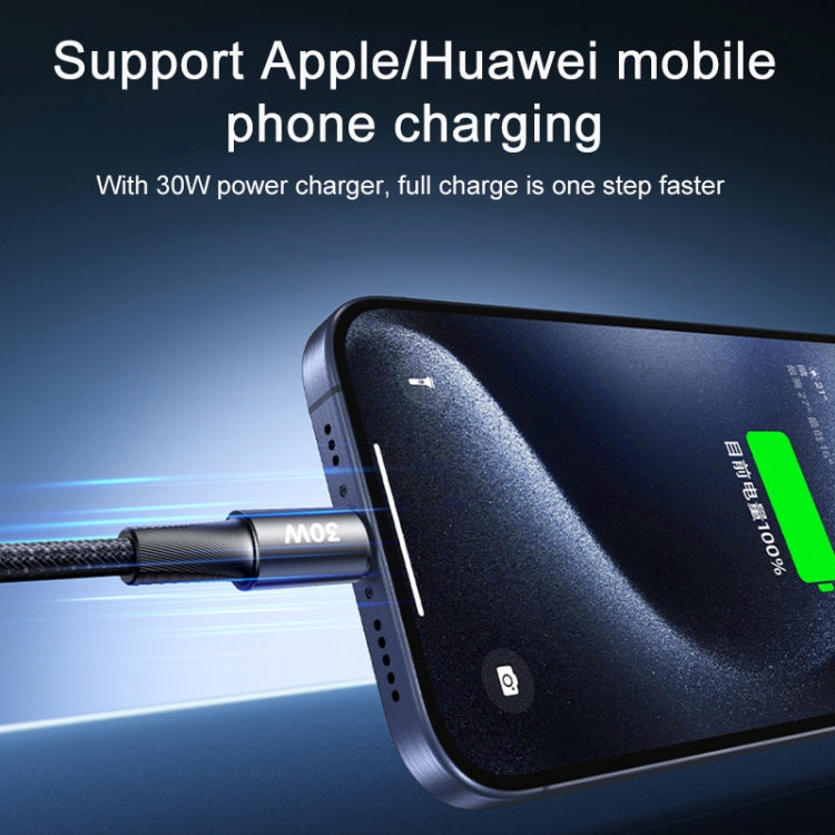 REMAX RC-C100 1.2m 30W Type-C to Type-C Fast Charging Braided Data Cable, Type-C to Type-C