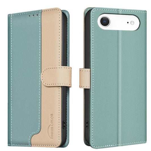 Color Matching RFID Anti-theft Leather Phone Case, For iPhone Air, For iPhone 16 Pro Max, For iPhone 16 Pro, For iPhone 16 Plus