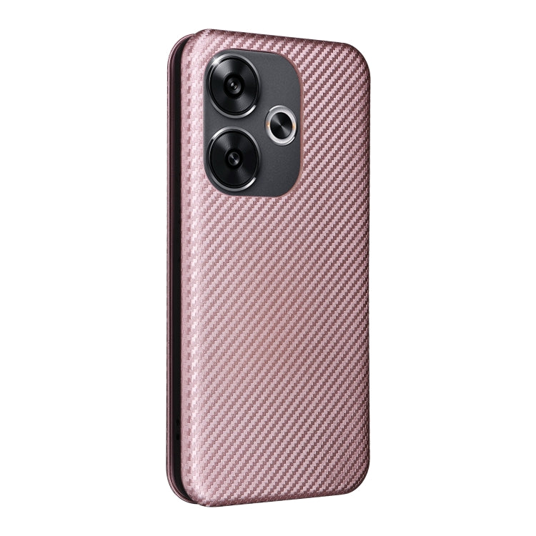 Carbon Fiber Texture Flip Leather Phone Case