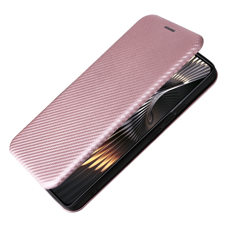 Carbon Fiber Texture Flip Leather Phone Case