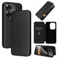 Carbon Fiber Texture Flip Leather Phone Case