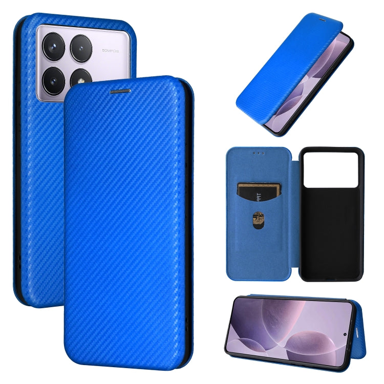 Carbon Fiber Texture Flip Leather Phone Case