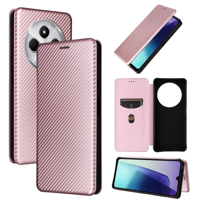 Carbon Fiber Texture Flip Leather Phone Case, For Xiaomi Poco M7 Pro 5G / Redmi Note 14 5G, For Redmi Note 14 Pro 4G Global, For Redmi Note 14 4G Global 163.25mm, For Redmi 14C