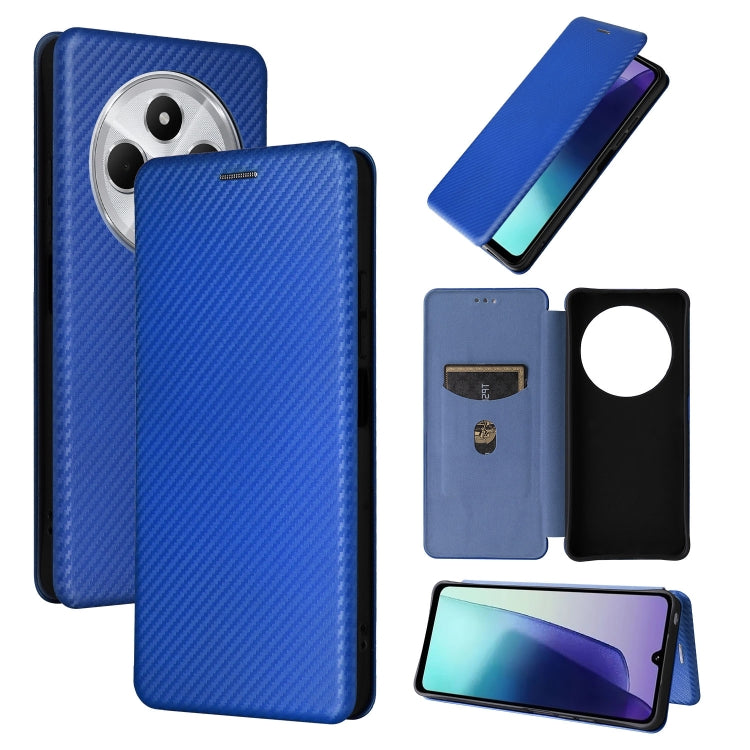 Carbon Fiber Texture Flip Leather Phone Case, For Xiaomi Poco M7 Pro 5G / Redmi Note 14 5G, For Redmi Note 14 Pro 4G Global, For Redmi Note 14 4G Global 163.25mm, For Redmi 14C