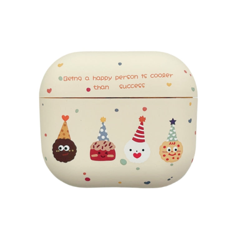 Cookies Pattern Earbuds Box Frosted TPU Case