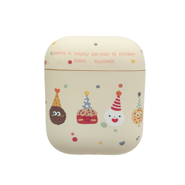 Cookies Pattern Earbuds Box Frosted TPU Case