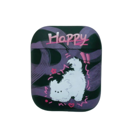 Cat and Dog Pattern Earbuds Box Frosted TPU Case, For AirPods Pro 2, For AirPods 3, For AirPods Pro, For AirPods 2 / 1