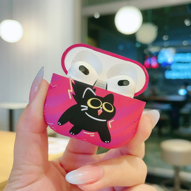 Cat and Dog Pattern Earbuds Box Frosted TPU Case, For AirPods Pro 2, For AirPods 3, For AirPods Pro, For AirPods 2 / 1