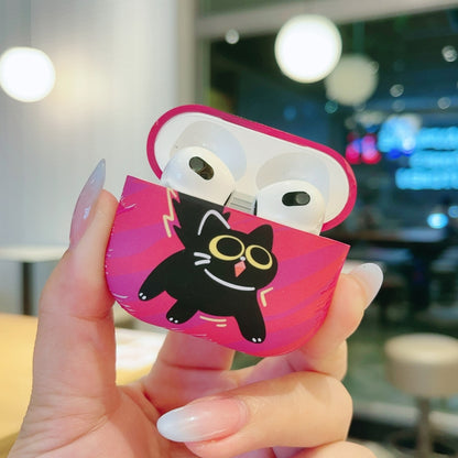 Cat and Dog Pattern Earbuds Box Frosted TPU Case, For AirPods Pro 2, For AirPods 3, For AirPods Pro, For AirPods 2 / 1