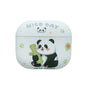 Panda Pattern Earbuds Box Frosted TPU Case