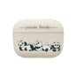 Panda Pattern Earbuds Box Frosted TPU Case