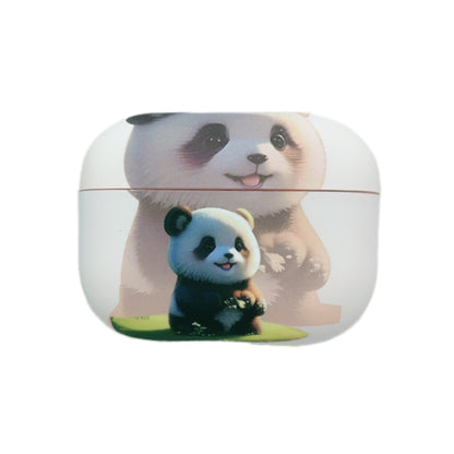 Phantom Panda Pattern Earbuds Box Frosted TPU Case