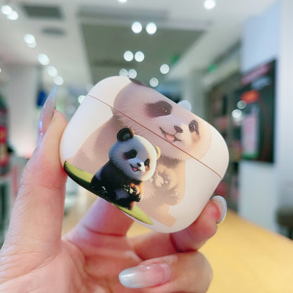 Phantom Panda Pattern Earbuds Box Frosted TPU Case, For AirPods Pro 2, For AirPods 3, For AirPods Pro, For AirPods 2 / 1