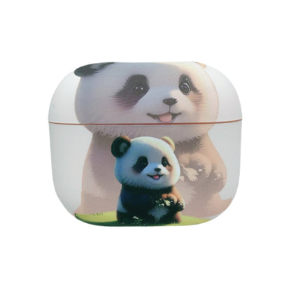 Phantom Panda Pattern Earbuds Box Frosted TPU Case