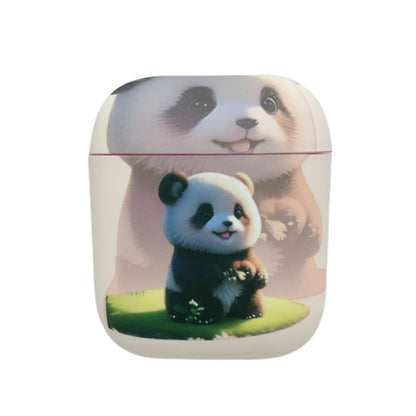 Phantom Panda Pattern Earbuds Box Frosted TPU Case