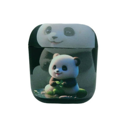 Phantom Panda Pattern Earbuds Box Frosted TPU Case, For AirPods Pro 2, For AirPods 3, For AirPods Pro, For AirPods 2 / 1