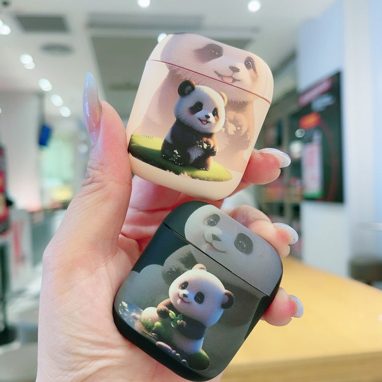 Phantom Panda Pattern Earbuds Box Frosted TPU Case, For AirPods Pro 2, For AirPods 3, For AirPods Pro, For AirPods 2 / 1