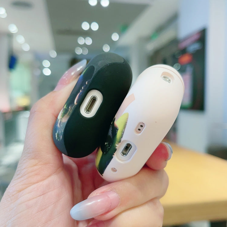 Phantom Panda Pattern Earbuds Box Frosted TPU Case, For AirPods Pro 2, For AirPods 3, For AirPods Pro, For AirPods 2 / 1