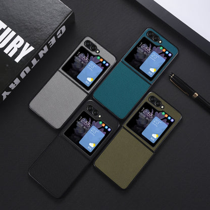 Nylon Woven Texture Folding Phone Case, For Samsung Galaxy Z Flip6 / Flip7 FE