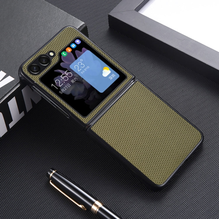Nylon Woven Texture Folding Phone Case, For Samsung Galaxy Z Flip6 / Flip7 FE
