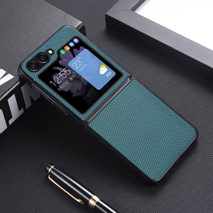 Nylon Woven Texture Folding Phone Case, For Samsung Galaxy Z Flip6 / Flip7 FE